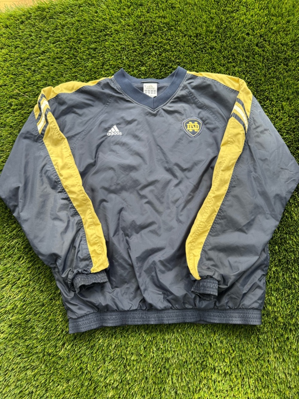 Adidas Notre Dame Y2K Windbreaker